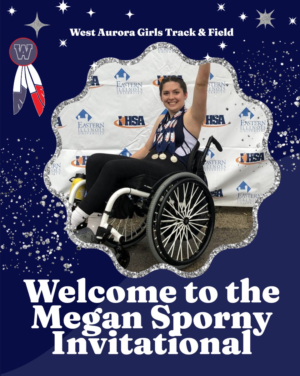 The Inaugural Megan Sporny Invitational is underway!  Thank you to <a href="/WAHSGirlsTF/">West Aurora Girls Track and Field</a> for making this a reality. #MegaStrong
