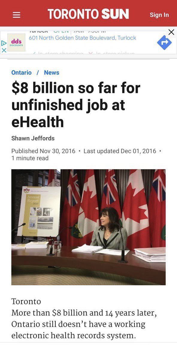 We really do not know.. Do you remember eHealth Ontario?  $8B of tax payer’s money vanished under the Liberals AND Conservatives! Ontarians still lack integrated health records or reliable pandemic data. And now: those behind the scandal are leading the system! @SylviaJonesMPP