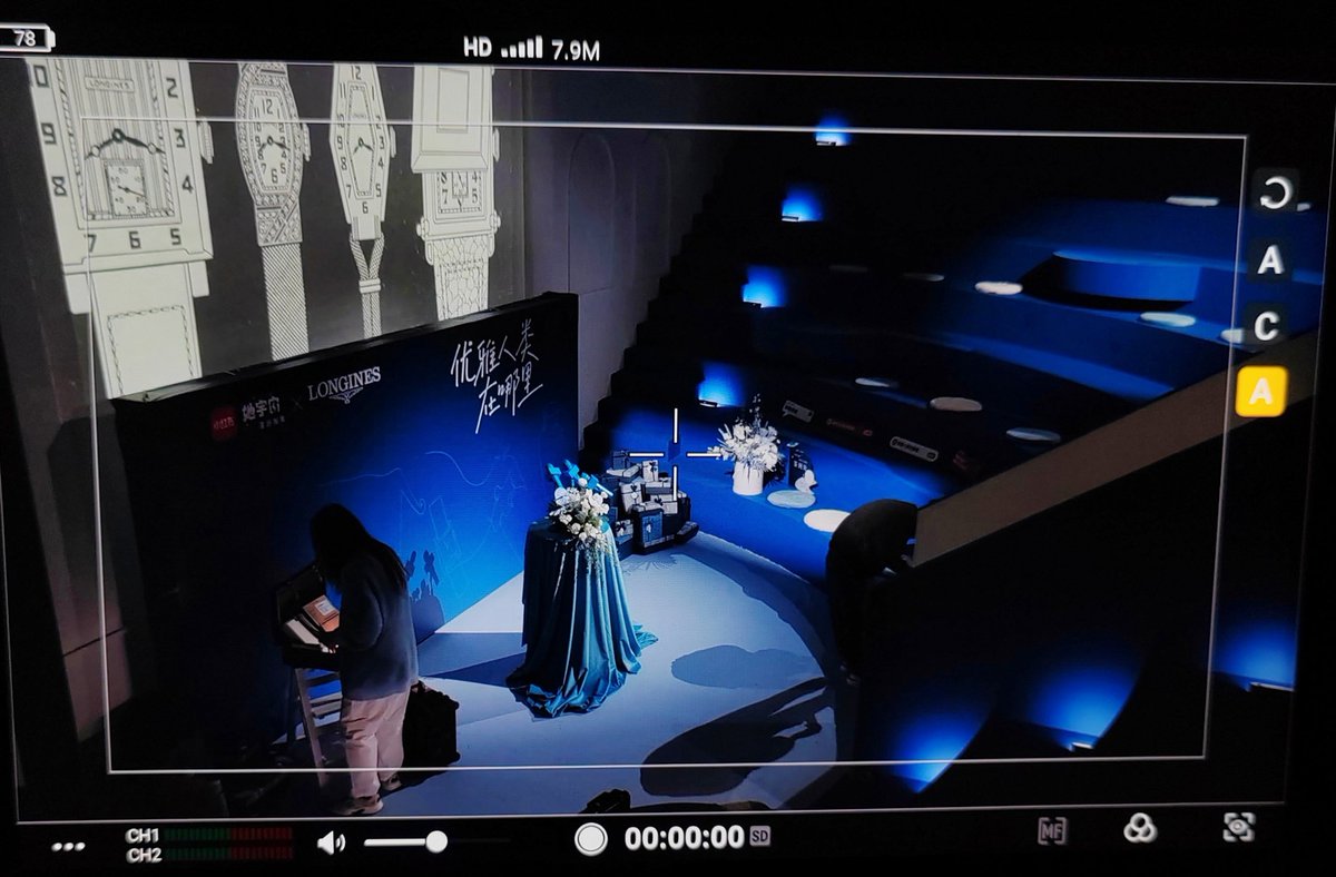 之前拍摄浪琴现场～