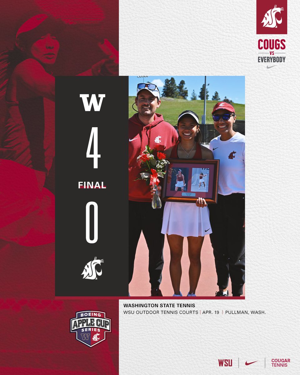 Cougars fall to No. 26 Washington on Senior Day. Next up, the Pac-12 Championships beginning April 24 in Ojai, Calif. #GoCougs