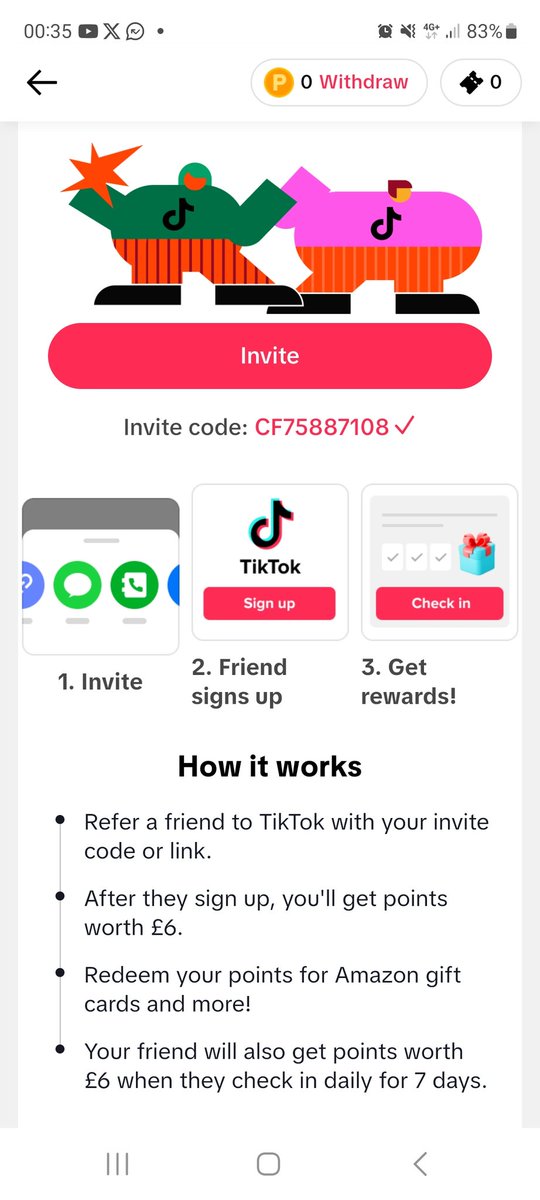 msranty_podcast's tweet photo. EARN £6. Download Tiktok and input this invitation code CF75887108 
Share with your friends
#cash #sidehustle
#makemoney #Rewards #MONEYBAG #friends #share https://t.co/nprYfEIHlT