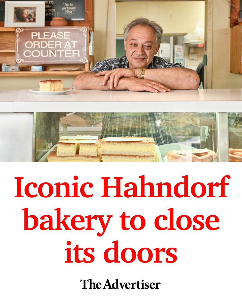 Hahndorf is set to lose a small part of its historic charm with an iconic bakery set to stop its traditional German-style baking after 50 years and shut up shop. Read the story: bit.ly/49F2Dy8 #TheAdvertiser