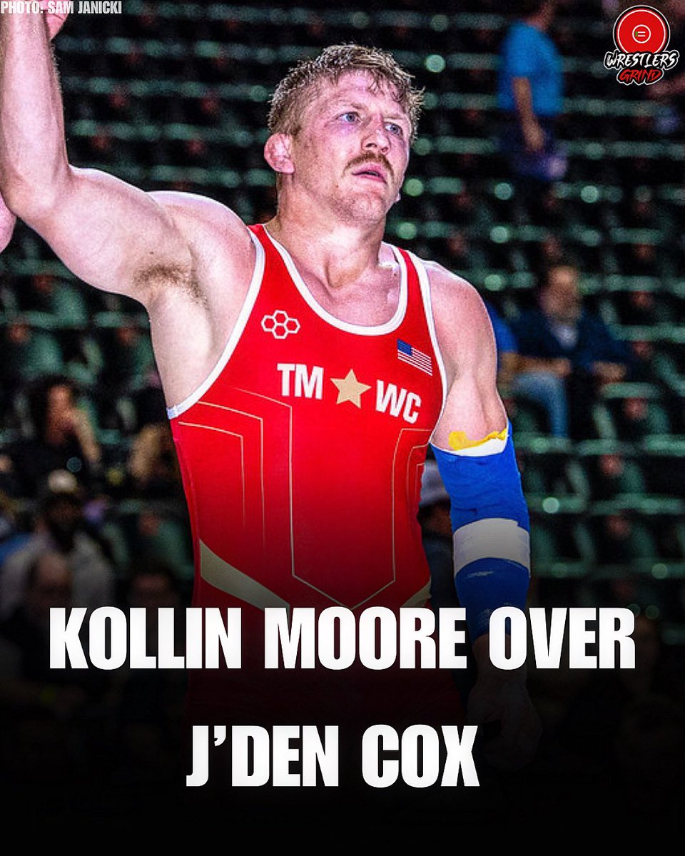 _wrestlersgrind's tweet photo. Kollin Moore takes out J’Den Cox 2-2! 😳 https://t.co/KHRzu0ZMZB