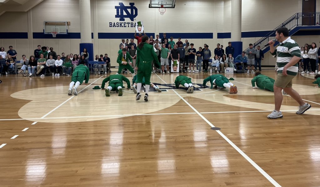 Great time at our <a href="/FightingIrish/">The Fighting Irish</a> Leprechaun tryouts. Good luck to our students. #GoIrish ☘️
