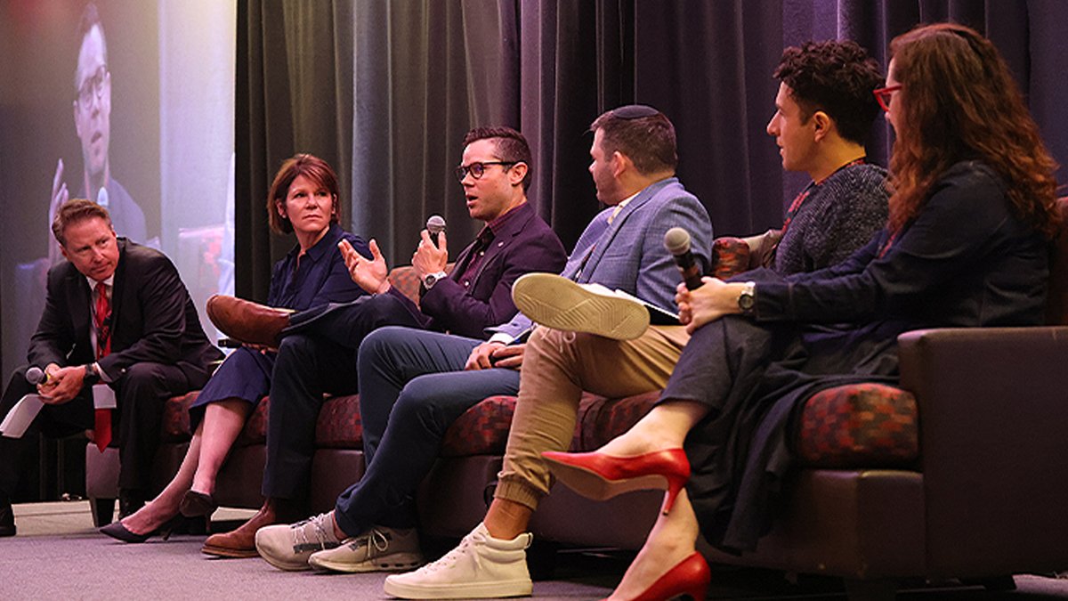 SDSU hosts summit on artificial intelligence in education Students have already embraced the technology, experts say, which will be a job requirement in many fields. Read More: bit.ly/3JozOLA