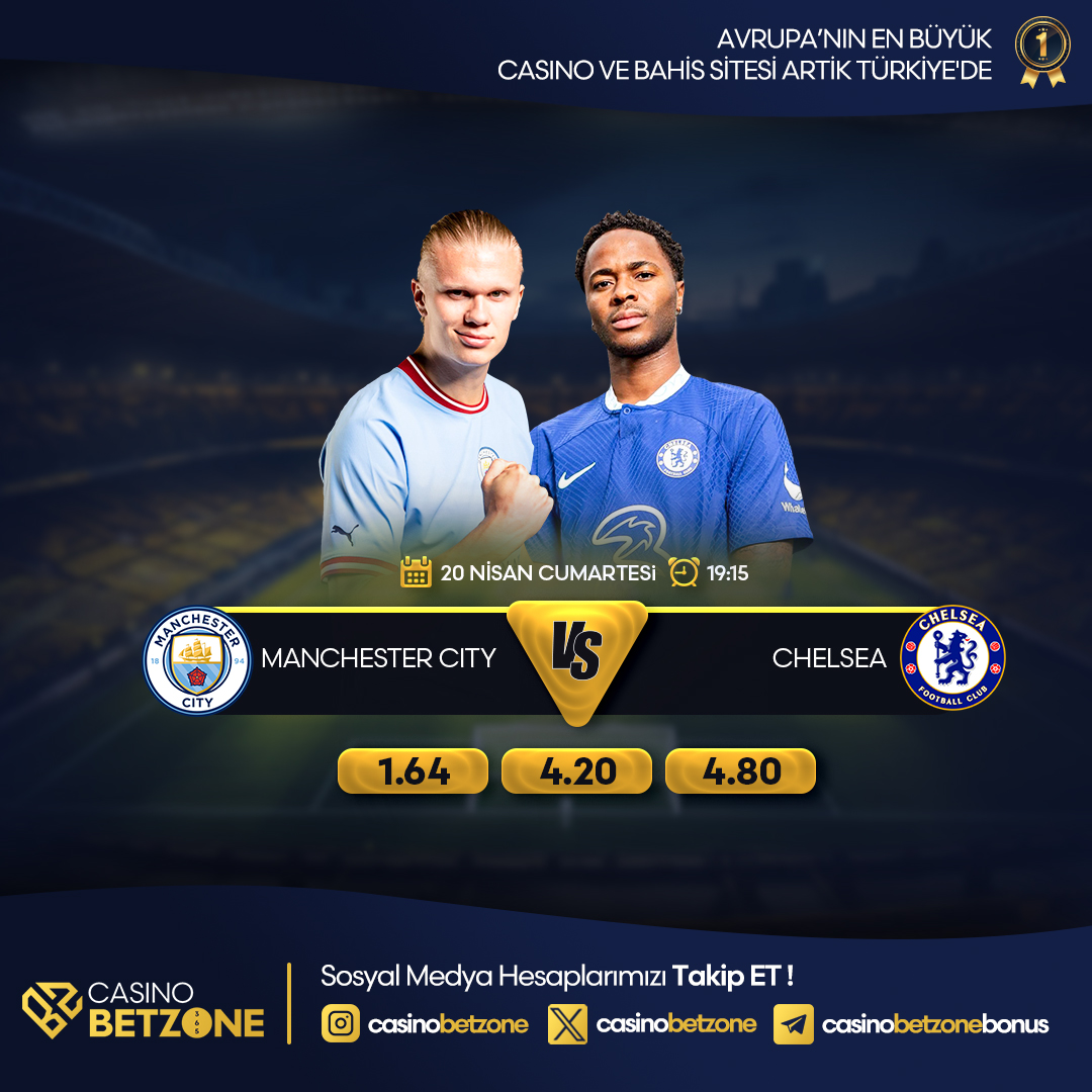 ⚽️Günün Maçı⚽️ İNGİLTERE - FA CUP YARI FİNAL HEYECANI!!! 🏆Manchester City⚔️ Chelsea🏆 ⏱️5 DAKİKADA ÇEKİM GARANTİSİ!!! casinobetzone367.com