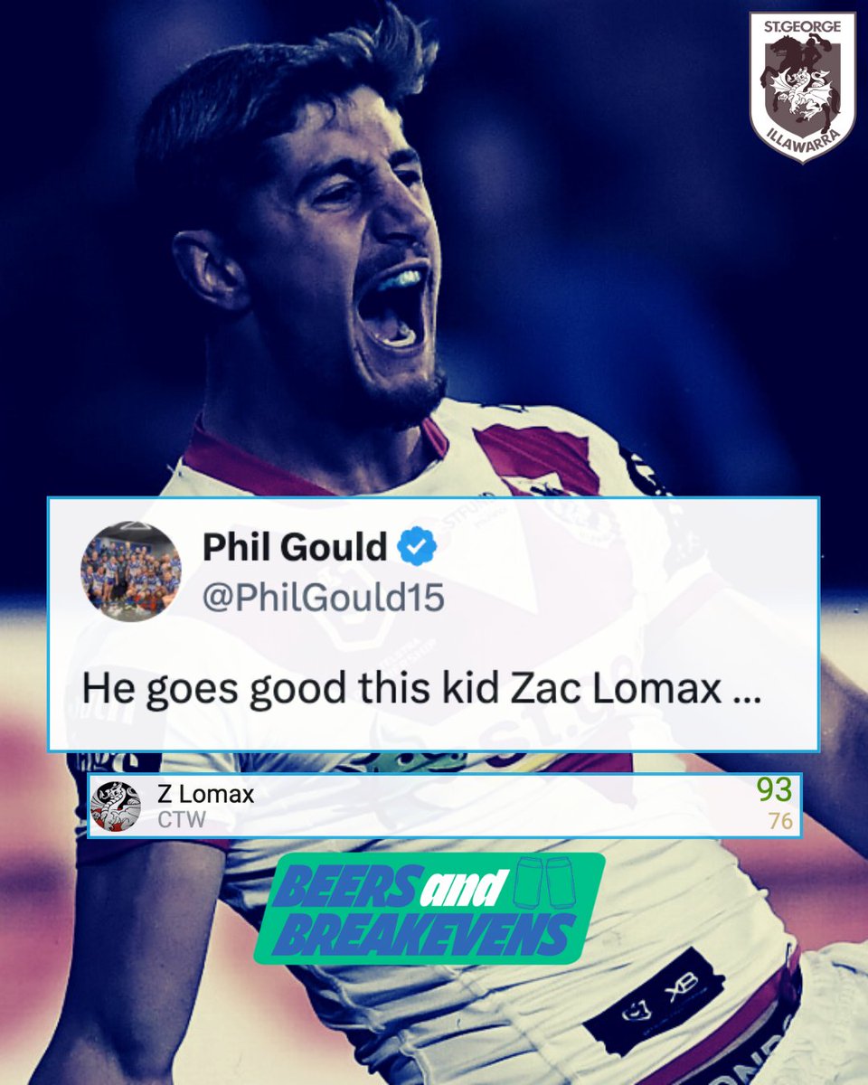 Gus Gould, definitely a Zac Lomax owner...

Centre, wing, even a flutter at fullback, he's the gift that keeps on giving in 2024 🔥