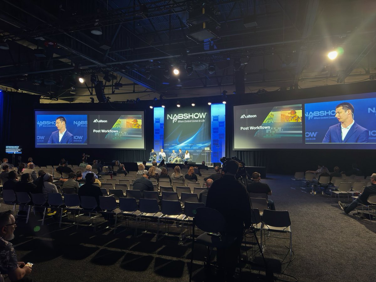 realjacobrush's tweet photo. 🚀 Honored to have taken the main stage for the panel "Empowering Creative Collaboration: The Future of Production and Post" at the @NABShow 2024 alongside @Alteon_io this past Monday in Las Vegas!
#NABShow2024 #Alteon #Apple #MacBook #Mac #FinalCutPro https://t.co/t5kxcjgXWX