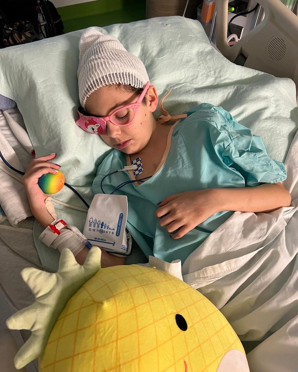 Zoe Update: (looks to be out of the PICU?) ”SleepyZoe #ucsfbenioffchildrenshospital #dipg #wantstogohome,” from Zoe’s dad, Pastor Chase.