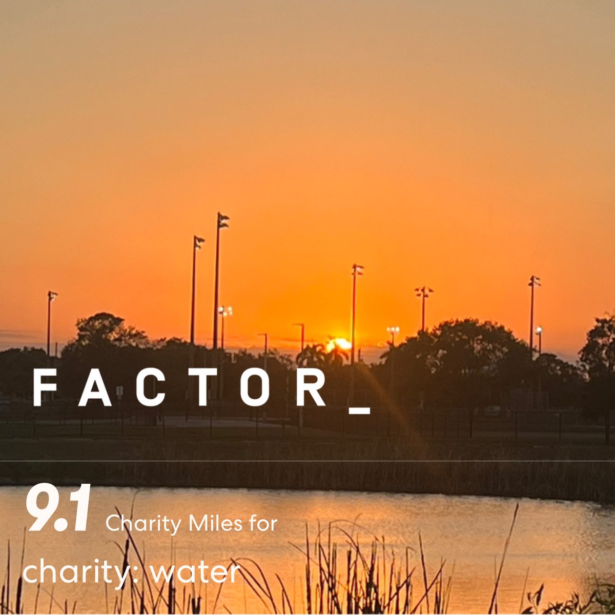 9.1 ⁦@CharityMiles⁩ Miles for ⁦@charitywater⁩ : water. Thanks to everyone who has sponsored me!
miles.app.link/e/p5ra7vF3VIb