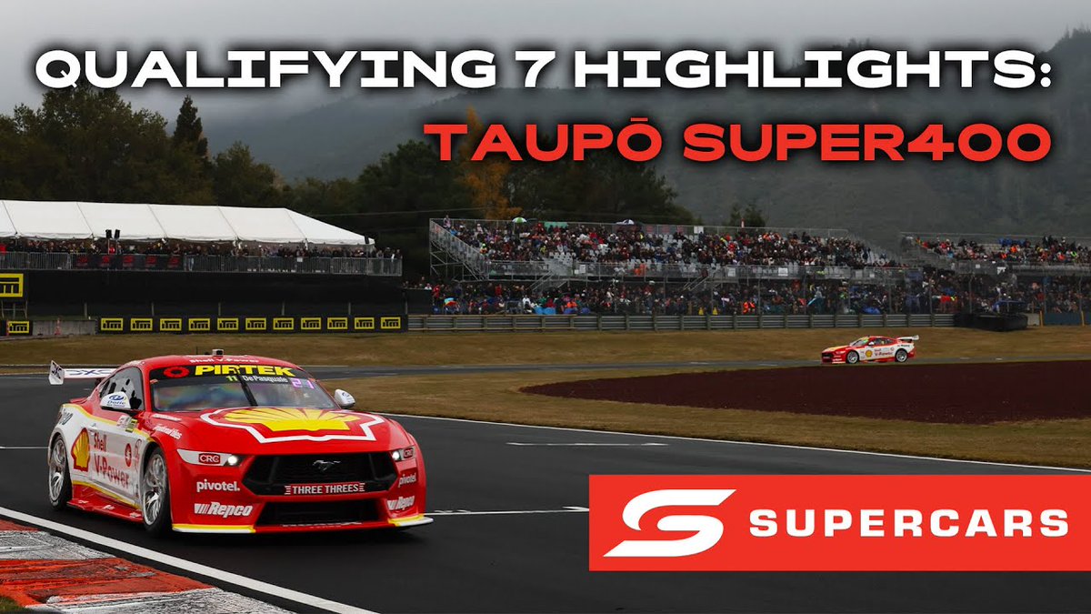 Boost Mobile Qualifying Race 7 Highlights - ITM Taupō Super400 | 2024 Repco Supercars Championship dlvr.it/T5lVZM #Supercars #V8SC