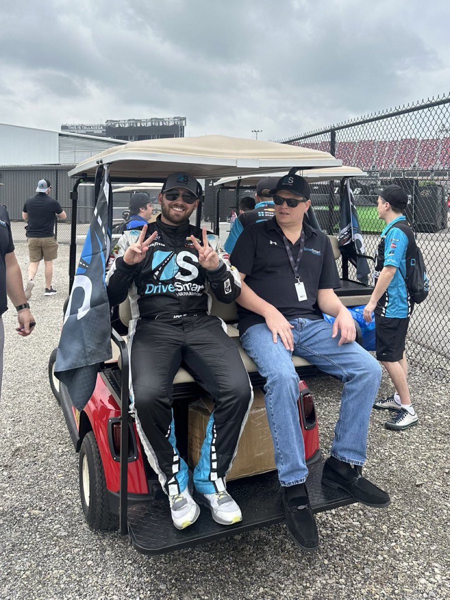 .@TALLADEGA yall are CRAZY so crazy I’m going to come see you again tomorrow before the race 🤟🏻😂 @NASCAR_Xfinity | @GoDriveSmart