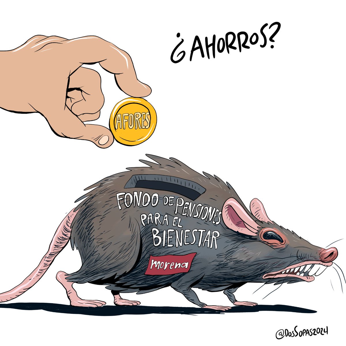 monerorictus's tweet photo. Y adónde irán los ahorros? @DosSopas2024 @MaxKaiser75 #Afores #ReformaDePensiones #Morena https://t.co/MfdbuKLMnY