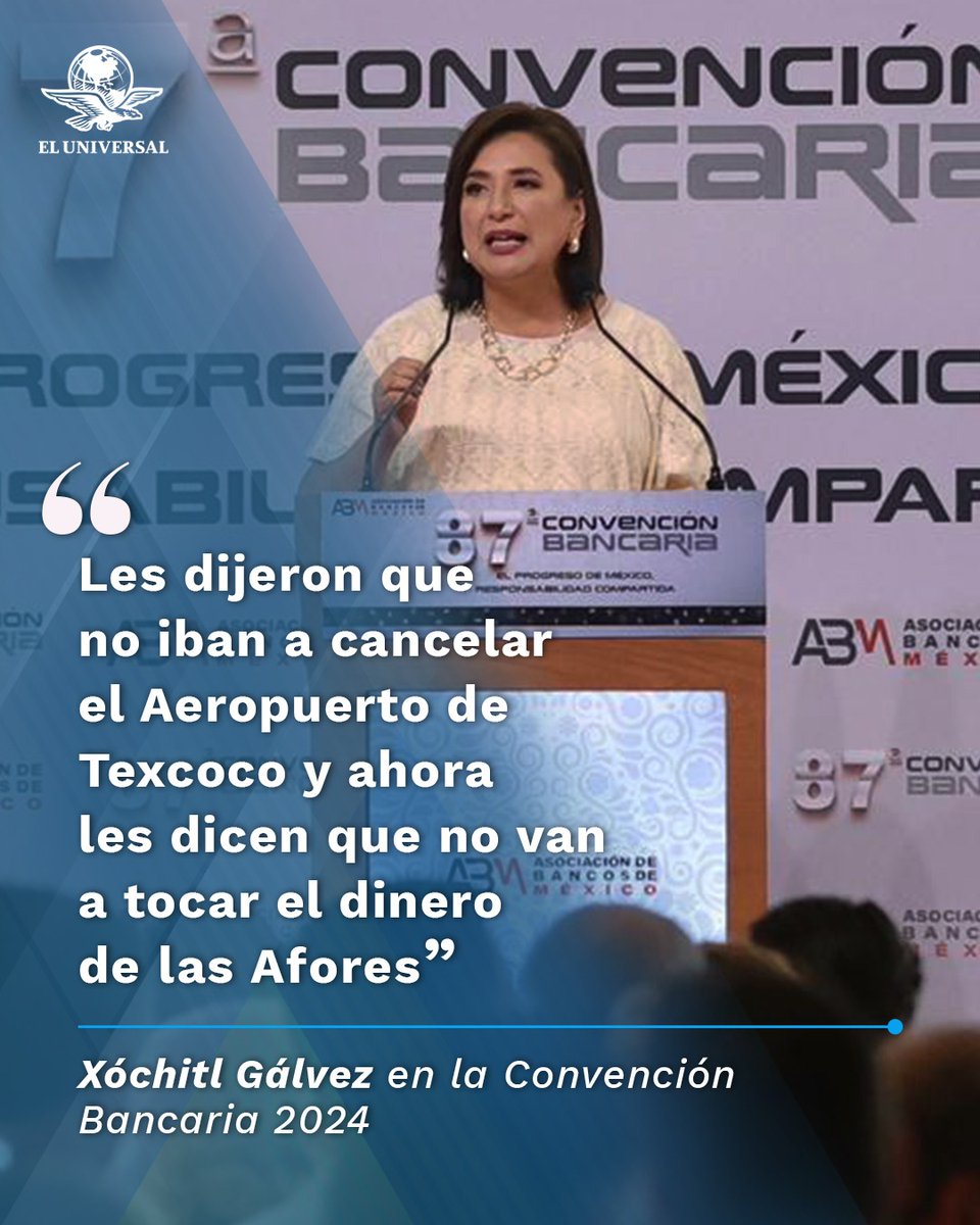 El_Universal_Mx's tweet photo. Xóchitl Gálvez llama a reflexionar el voto, porque considera que en esta  elección se decidirá “la clase de país que seremos en los próximos 30 años”
https://t.co/DdqTyjYfQ7 https://t.co/E1KCRYllw7