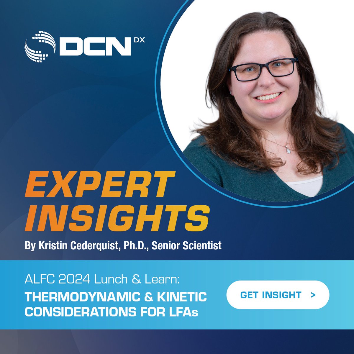 Watch Dr. Kristin Cederquist's insightful #ALFC2024 session on the roles of thermodynamics & kinetics in #LFA design. 🔬💡

Optimize your #LateralFlow #Assays with expert insights from #DCNDx.

Full video: hubs.ly/Q02twrlF0

#Diagnostics #IVD #SharingKnowledge