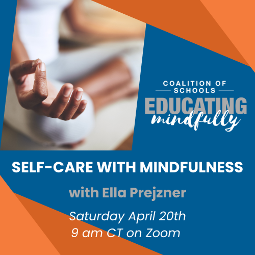 Ella Prejzner is offering a self-care practice for members of the COSEM every Saturday morning! Check out our member site! #Mindfulness #EFT #EmotionalFreedomTechniques #MBSEL #SEL #SocialEmotionalLearning #SelfCare #EducatingMindfully #MindfulTeacher #MindfulnessInEducation