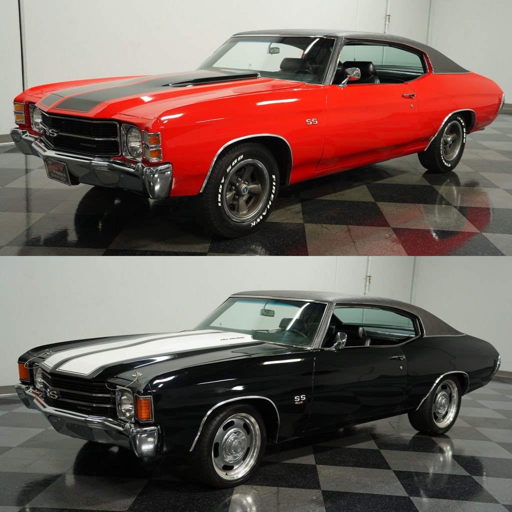 streetsidecars's tweet photo. #Chevelles! This 1971 #Chevrolet Chevelle SS 454 #Tribute and 1972 Chevrolet #Chevelle SS 454 Tribute are both from our #Atlanta showroom! Which do you prefer? View these and over 1,600 more collector vehicles by visiting https://t.co/CG3RbkLHlE https://t.co/trd9ggFZJN