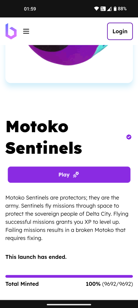 Sold out!

Thanks everyone for minting, and good luck ln the after market!

#ICP #Motoko #ckBTC