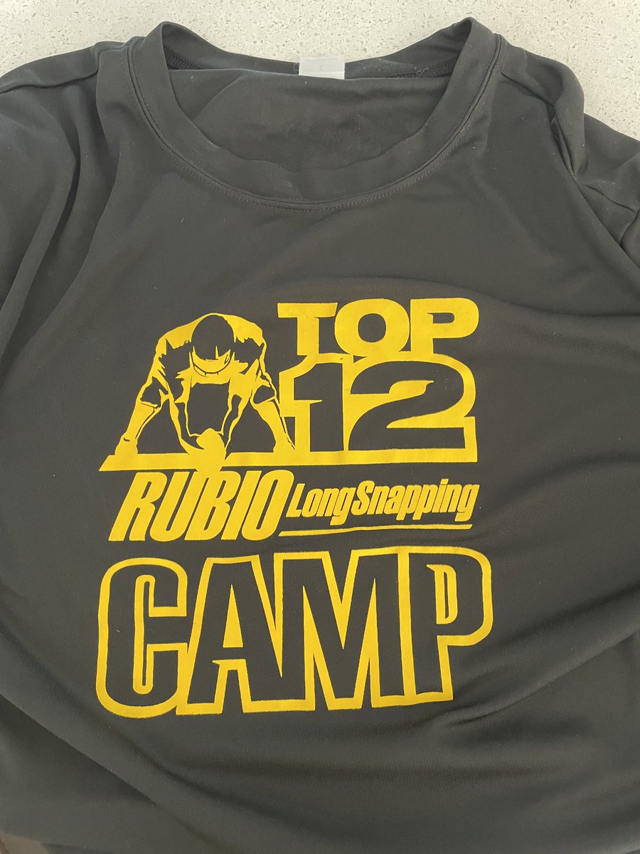 @TheChrisRubio Look what came in the mail today—Top 12 shirt. My flights are booked…I’m ready. @Bobby_Joe_14 @chrisroberson44