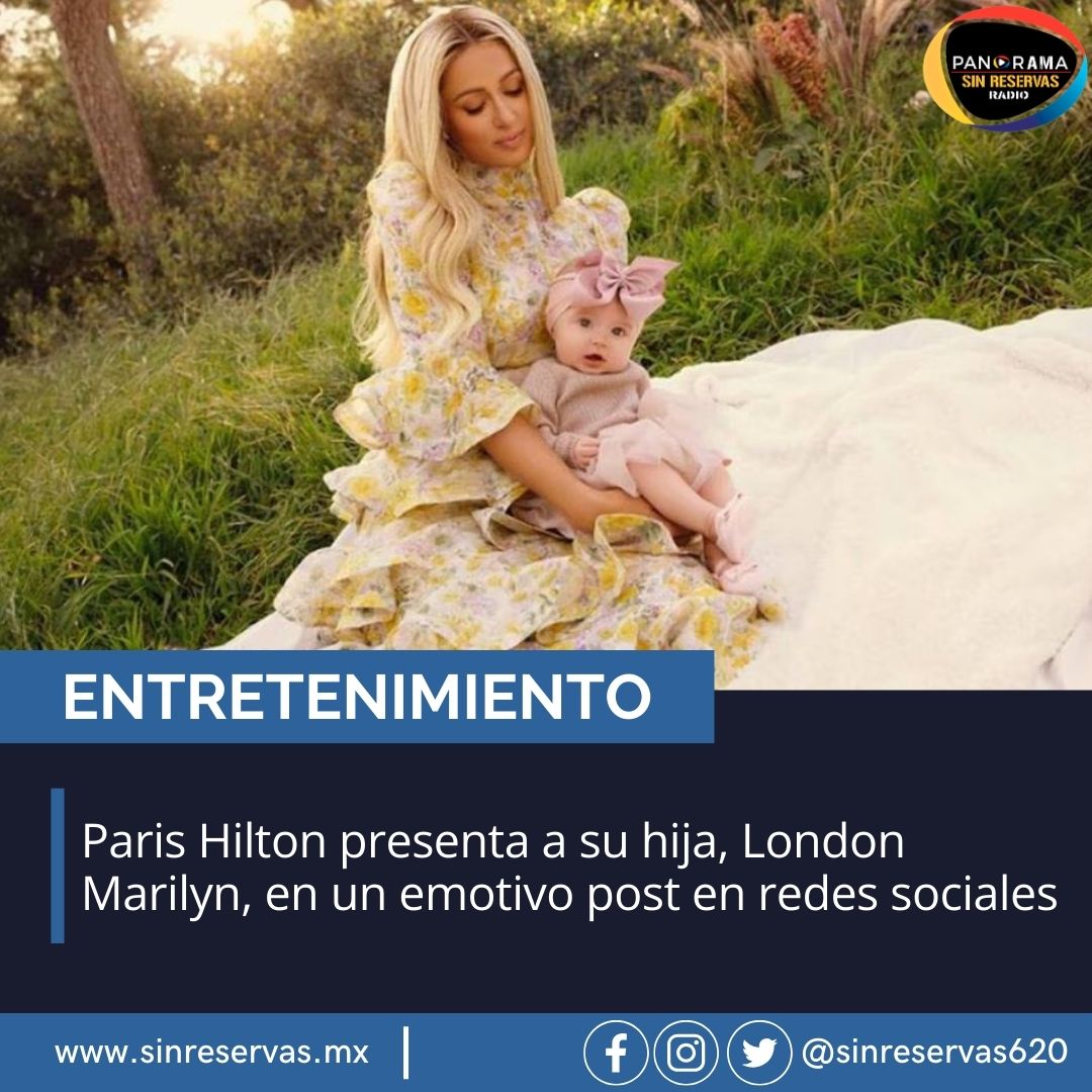 #entretenimiento | Paris Hilton finalmente ha presentado a su hija London Marilyn en una serie de encantadoras fotos familiares, cumpliendo así con la promesa que había hecho de mostrarla en sus redes sociales. i.mtr.cool/ebcaejmywj
