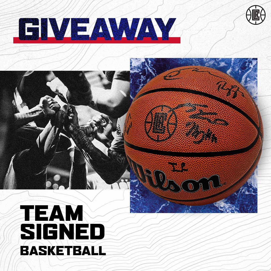 🚨 GIVEAWAY 🚨 Follow us & comment on this post for a chance to win a basketball signed by the team!