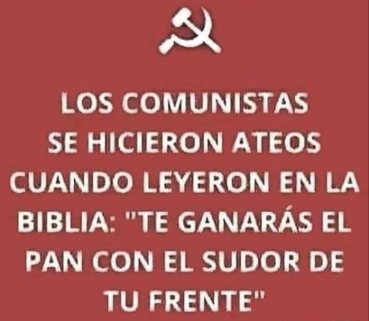 ¿Por qué los comunistas no creen en Dios?😏👇 #DeZurdaTeam #Comunistas