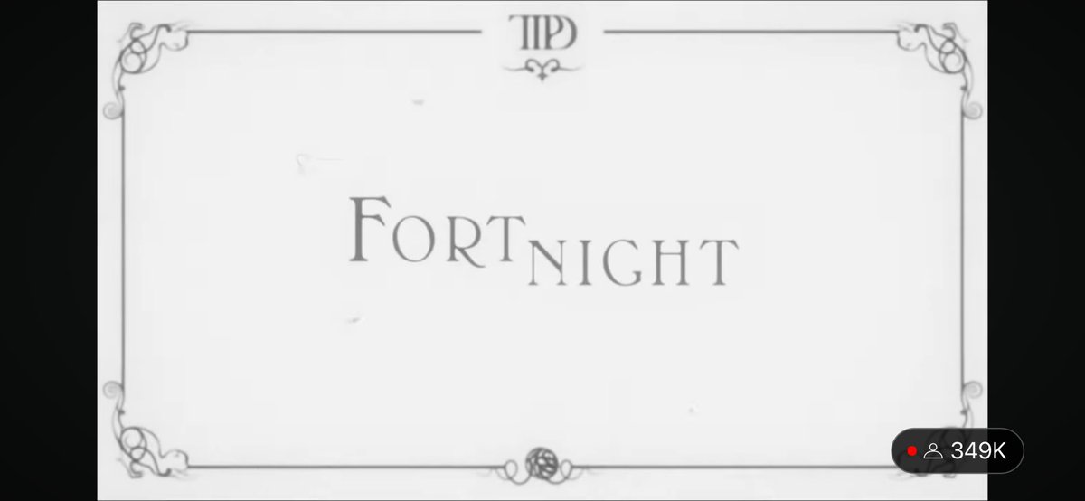 Did not disappoint! #TSTTPD #FortnightMusicVideo