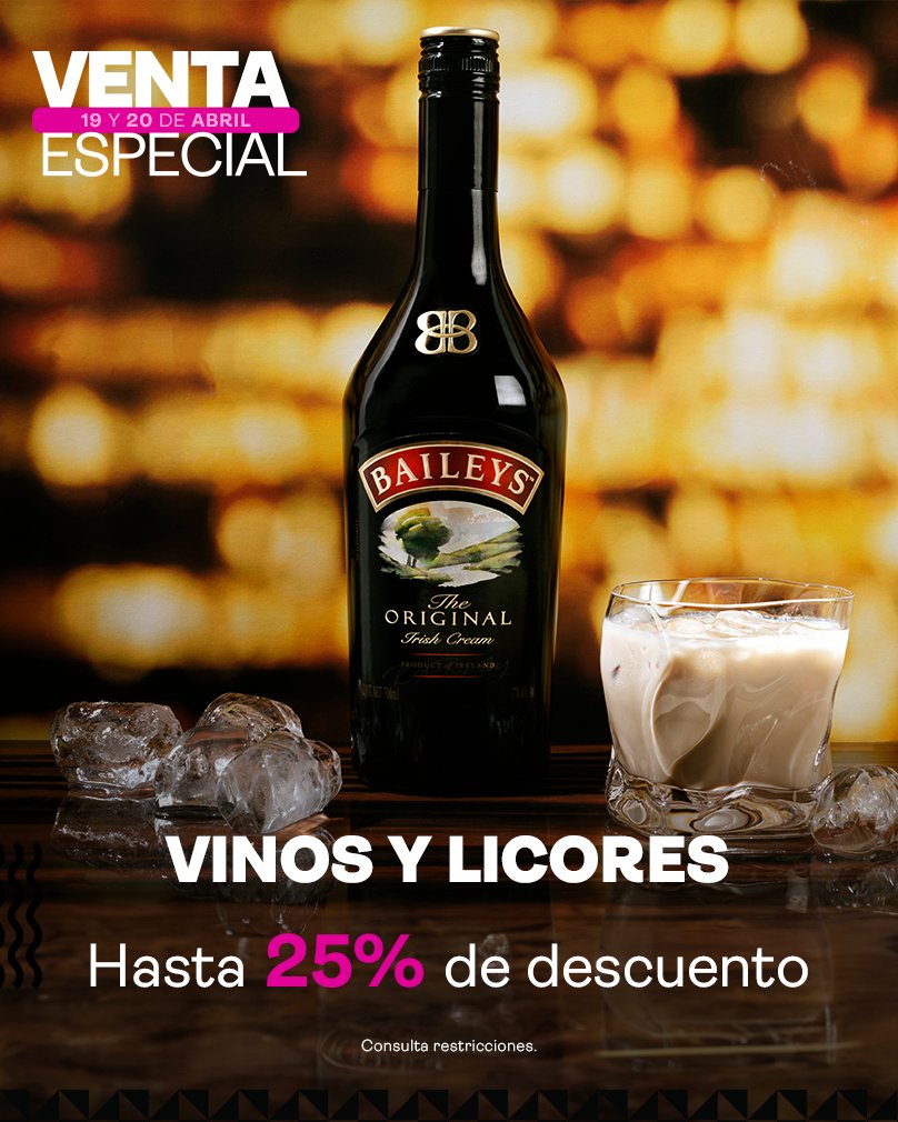 Vinos y licores con hasta 25% de descuento en esta Venta Especial. liverpool.onelink.me/GNnO/at12nm96 #TodoenLiverpool #EsParteDeMiVida