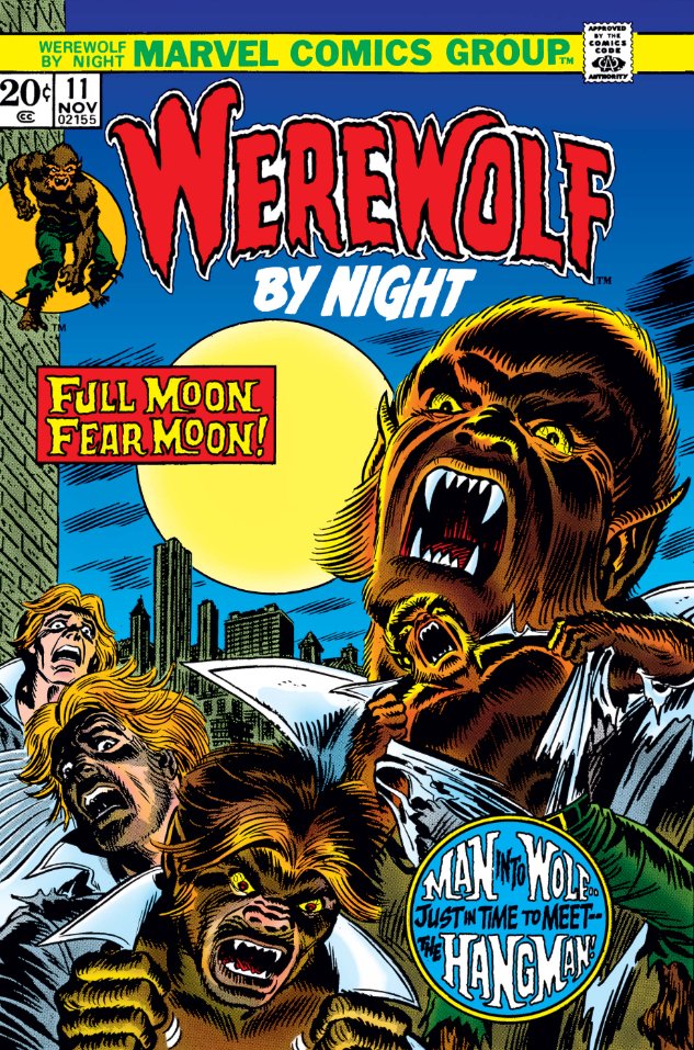 Werewolf By Night #11, 1973. #MarvelADay #WWBN11
“Comes the Hangman”
Script: Marv Wolfman
Pencils: Gil Kane
Inker: Tom Sutton
Cover: Gil Kane/John Romita