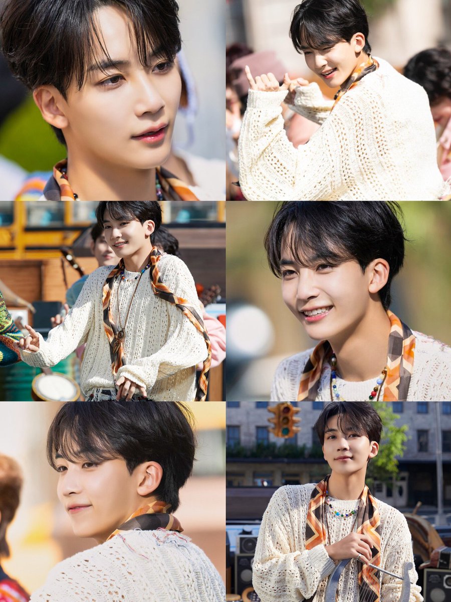god of music jeonghan for today before we completely bid goodbye to him  🎊🤘🏻🌼🪇