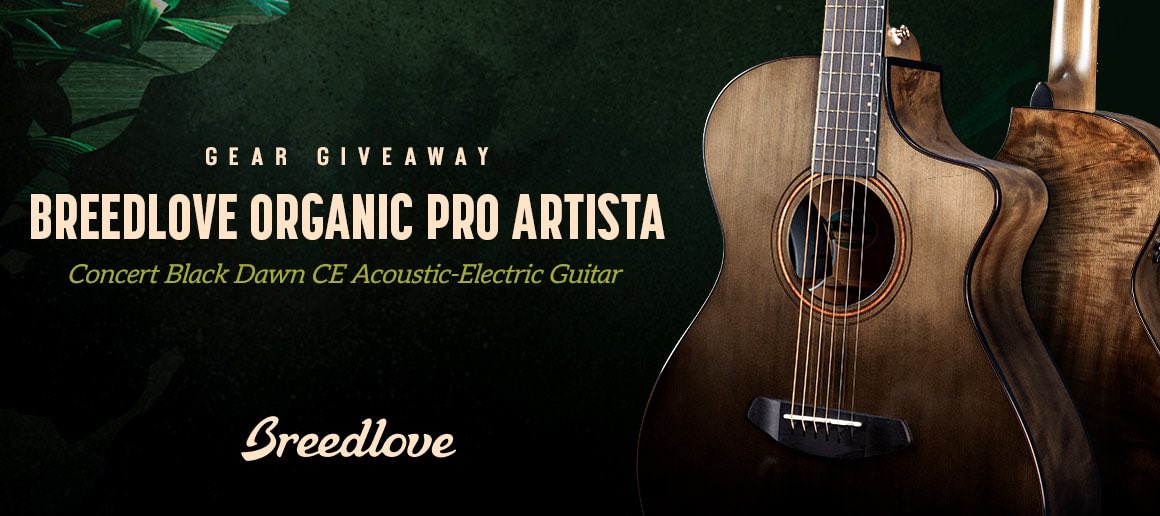 Chance to win a Breedlove guitar! Our friends at zZounds are giving folks a chance to win an Organic Pro Artista Concert CE Acoustic-Electric Guitar!⁠ Learn more and enter at the link in our bio. #breedlove #guitars #guitar #acousticguitars #breedloveguitars