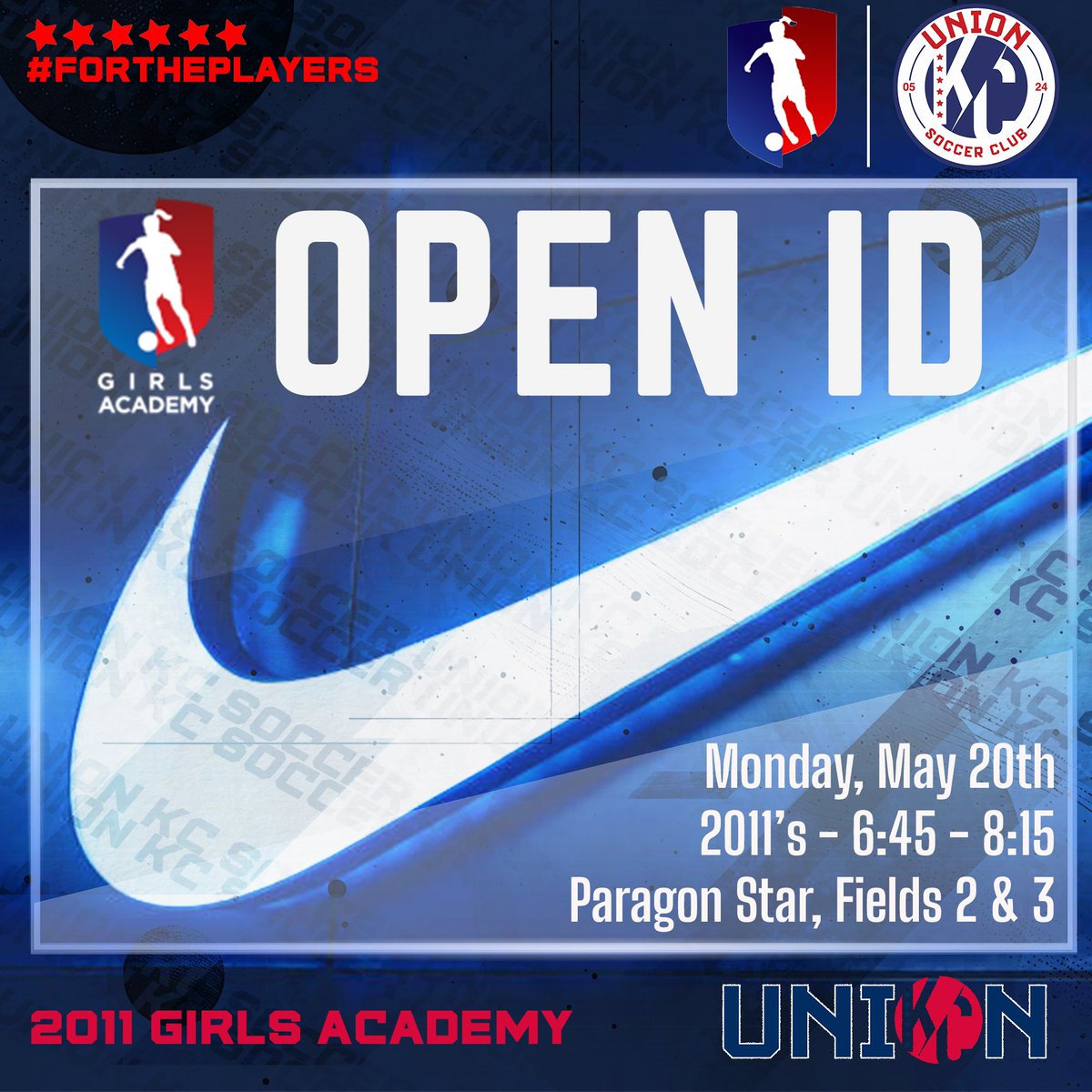 A NEW ERA | New Name, Logo, Colors, Platform.  Same Tradition, Culture, Commitment to Excellence.  

Interested in being part of the leading youth development platform for the best female soccer players in the USA? 🙋🏻‍♀️ 🤝@GAcademyLeague 

#UnionKC || #ForThePlayers || K/C