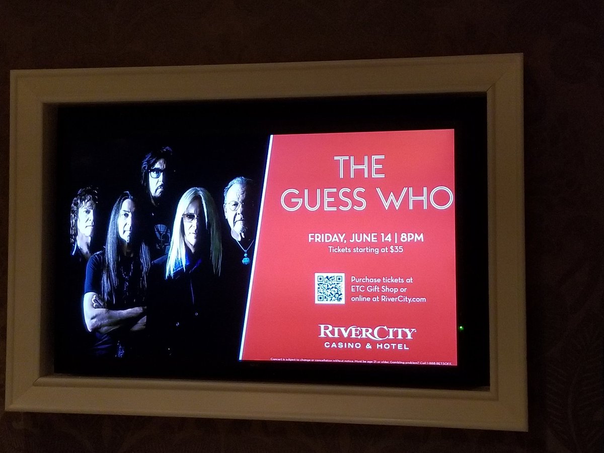 I bet this will be a good concert.... wouldn't mind seeing @theguesswho