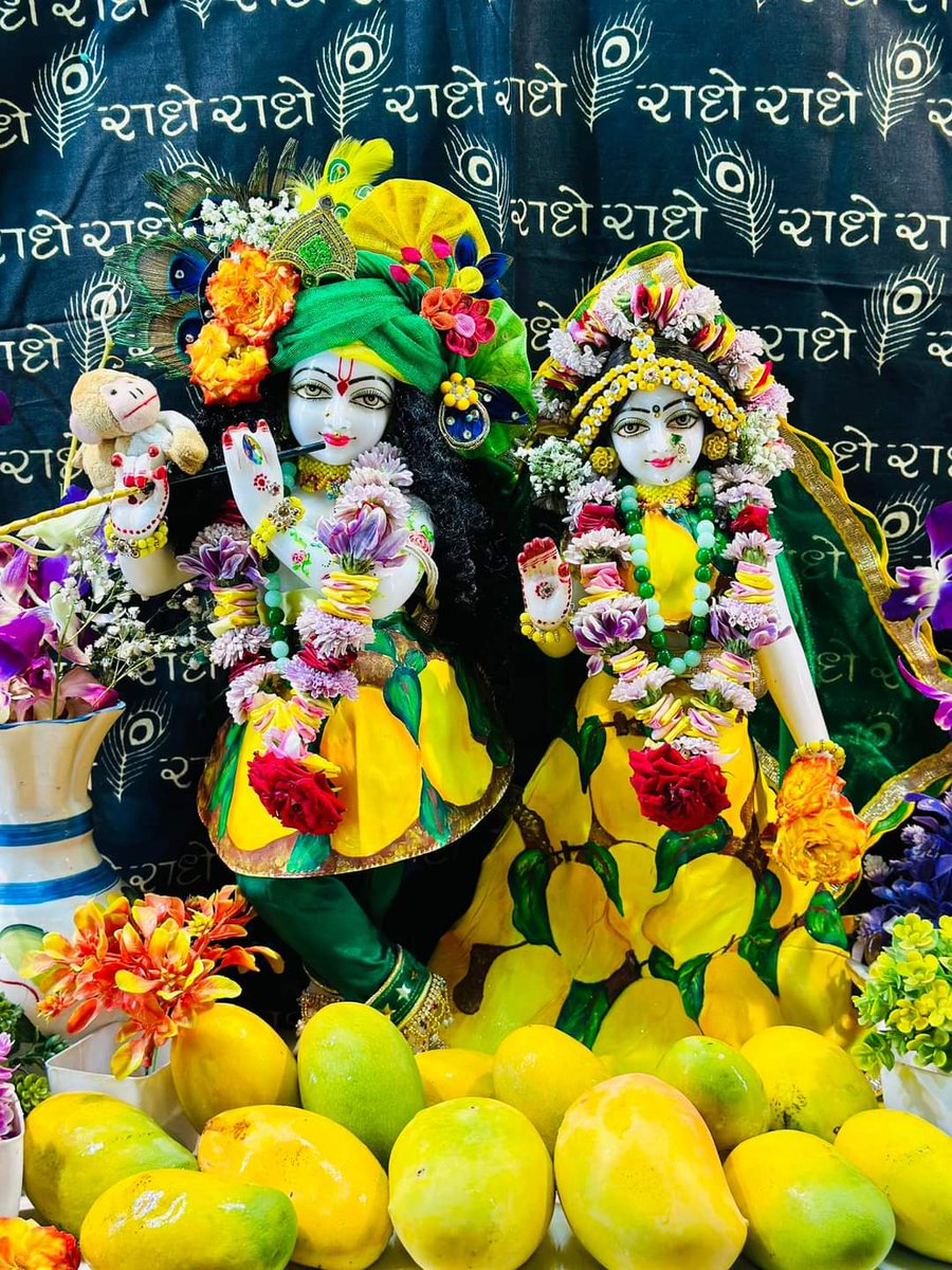 Radha Vrindavan Ishwar 💛💚 🥭