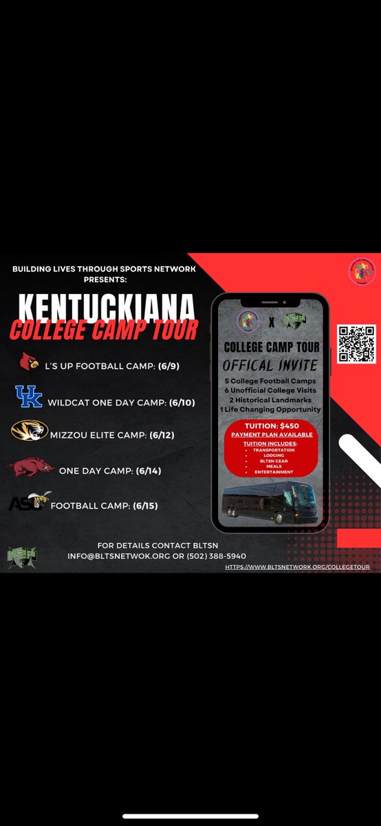 Thank you @Coach1Tyme for the Kentuckiana college camp tour invite! @MeadeFB