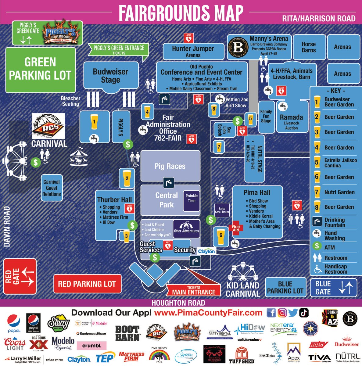 Pimacountyfair's tweet image. Save this post for when you visit! #map #pimacountyfair