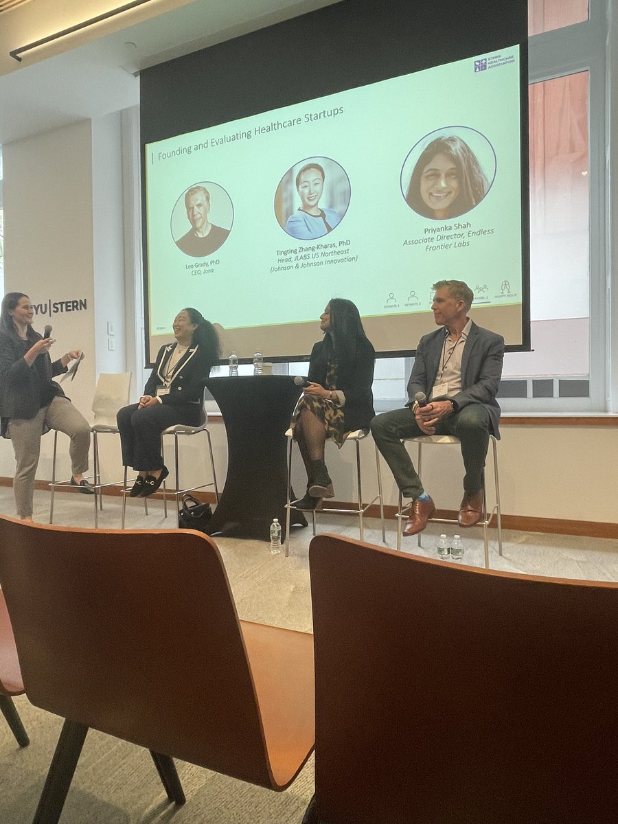 Grateful for the incredible insights shared by these visionary tech founders and VC leaders on the future of healthcare startups. 🚀 #HealthTech #StartupVision <a href="/NYUStern/">NYU Stern</a>