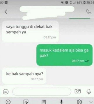 KUMPULAN CHAT LUCU ANTARA OJOL DAN CUSTOMER _sebuahutas