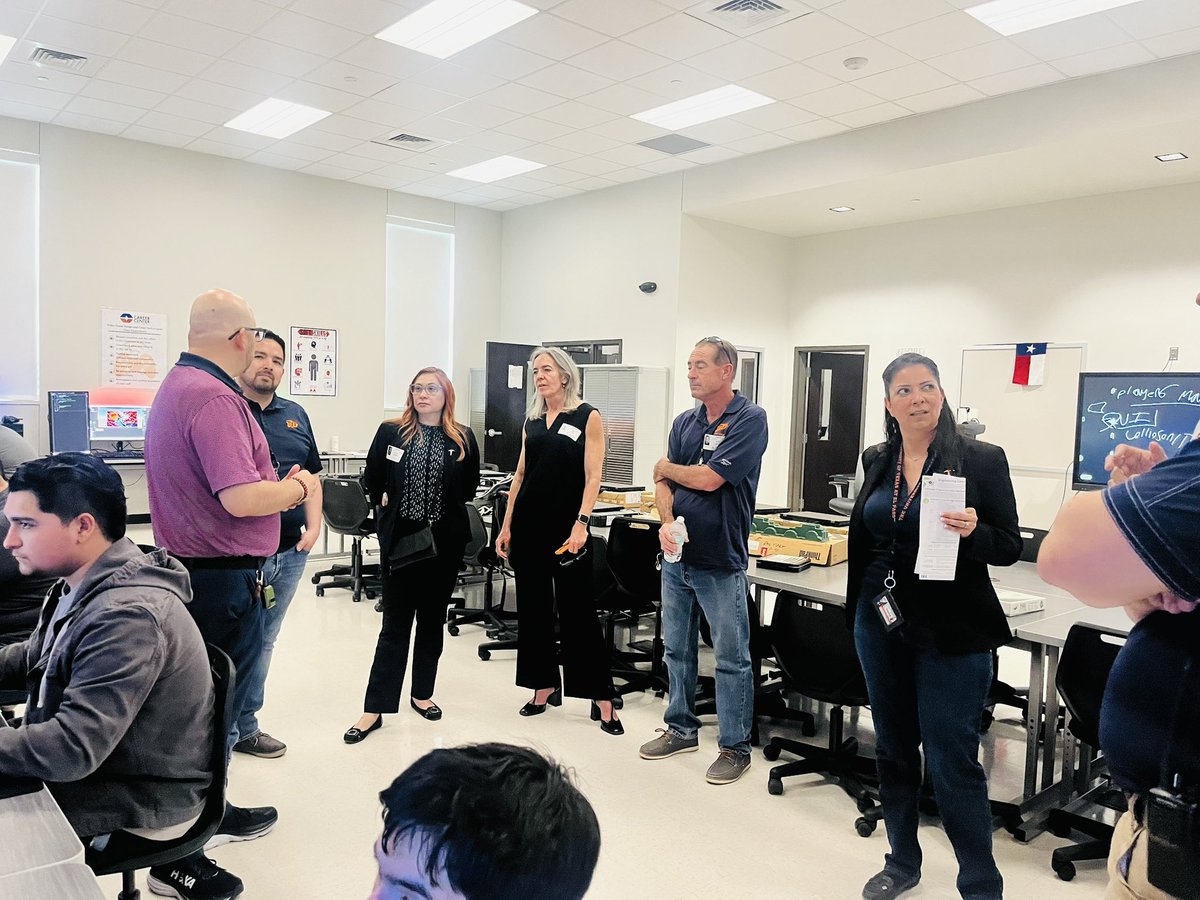 Welcome @UTEPAerospace to The Career Center at Riverside HS! #THEDISTRICT