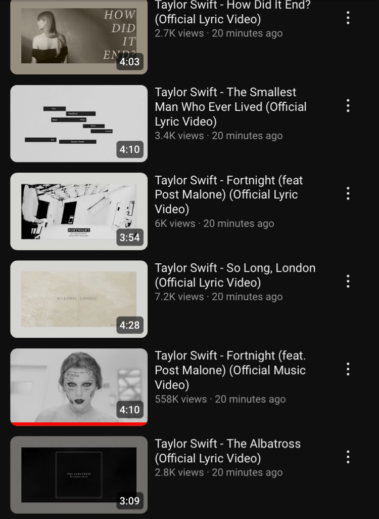 WAKE UP BABE, TTPD LYRIC VIDEOS DROPPED! #TSTTPD