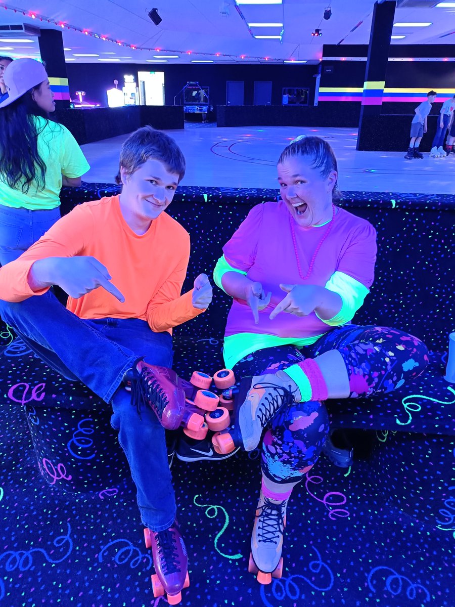I love my job. Team building at its finest.  Roller skating for the win. I have the best work family. #whyiquest #begreat @nickiatquest @QuestJrHS