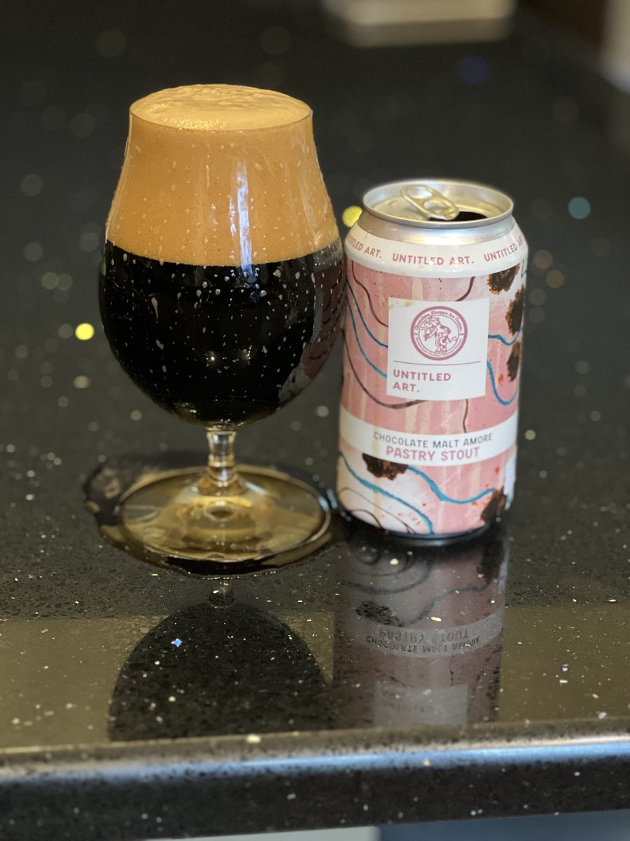 pejacoby's tweet image. Dessert! 🍫 ❤️ 

Love me some #pastryStout from @untitledartbev

Chocolate Malt Amore Pastry #stout

Rich chocolate and caramel notes in a creamy smooth full-bodied pour

Might’ve spilled a bit….

#itsAlwaysStoutSeason #craftBeer
