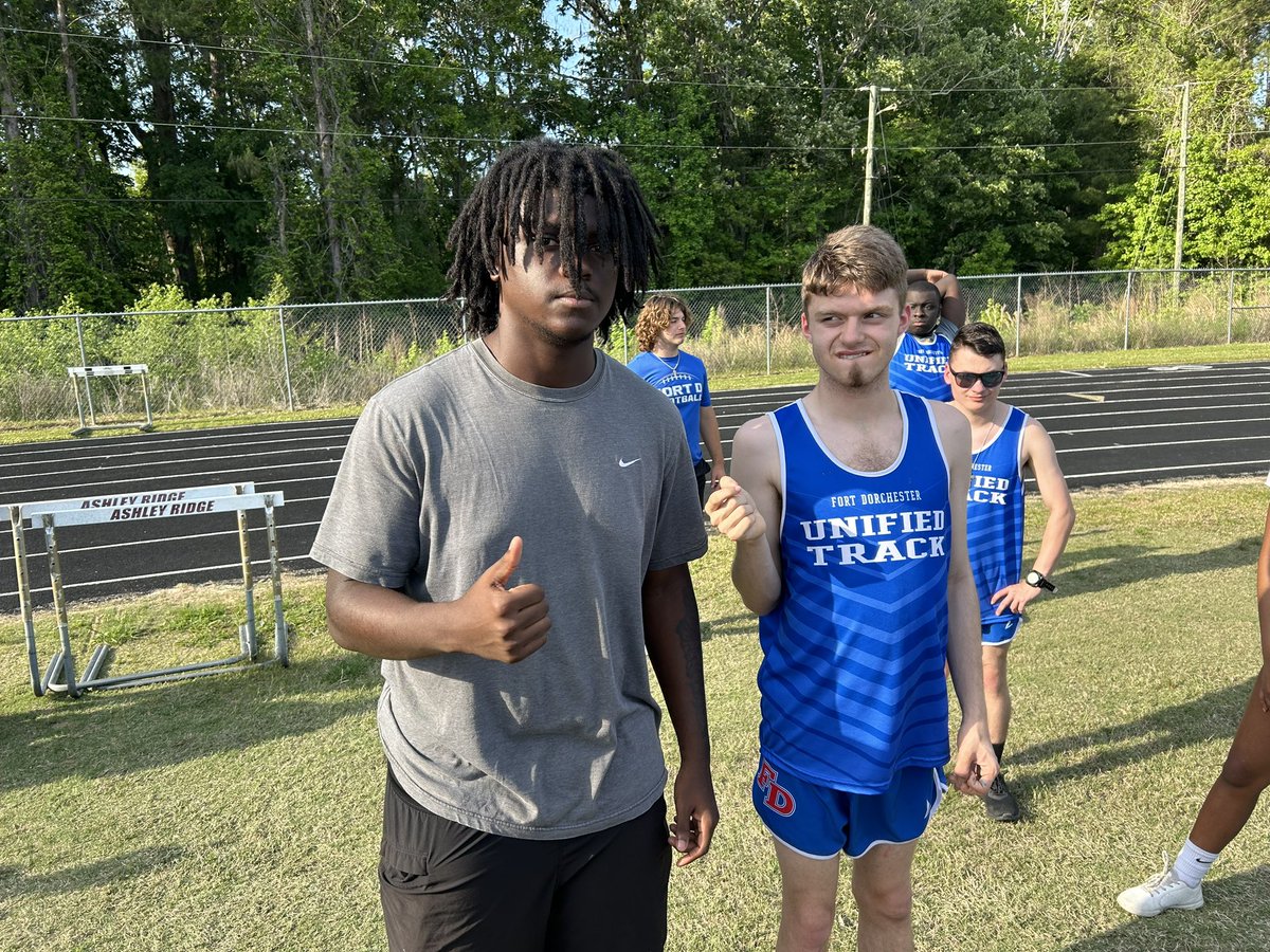 A lot of teams talk about being a family. Our Fort Football boys live it. I’m so proud over the last couple weeks of how they volunteered and gave their time and really have shown a lot of love to serve United Track Special Olympics. Congratulations to all the athletes. #FORTHITS