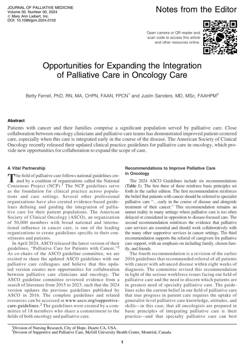 RyanNipp's tweet photo. Opportunities for Expanding the Integration of #Palliative Care in Oncology Care. 

https://t.co/XJBsghO0S0

@PalliativeMed_j @ASCO @AAHPM 
#PallOnc #PalliativeCare #CancerCare https://t.co/B9tZ4KXxWA