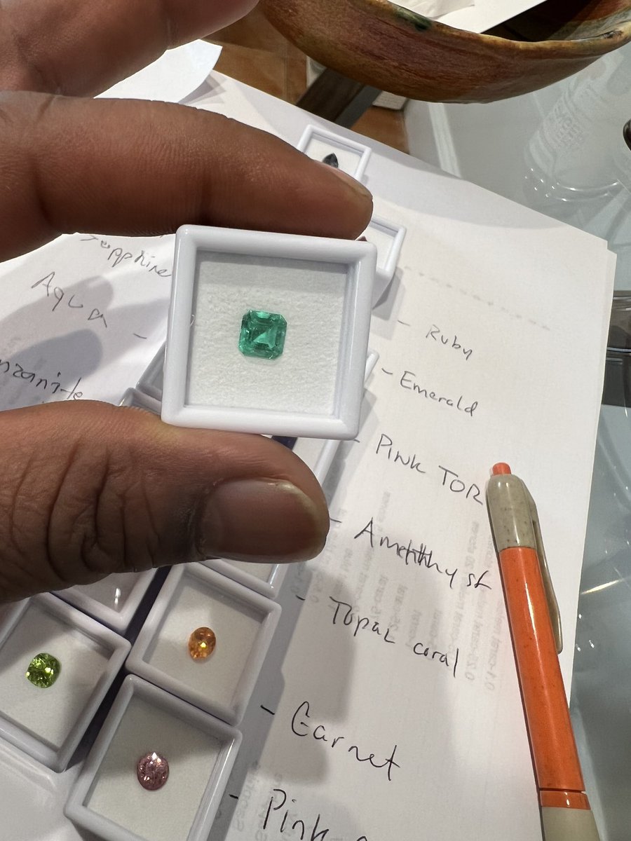 Took some profits before the halving and invested in gemstones. What’s your birthstone?