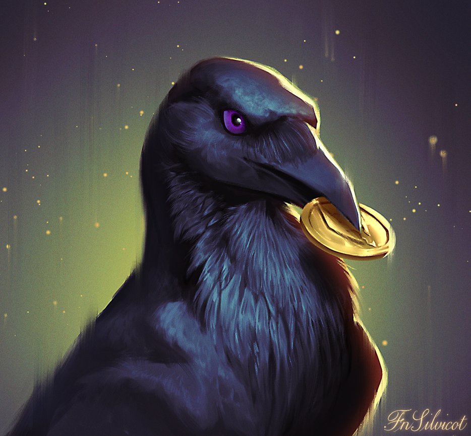 Gift for friend, a raven daedra
#bird #raven #crow #tes #eso #skyrim #elderscrollsonline