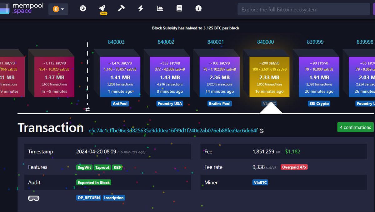 Xname_id's tweet image. Celebrating the halving of #Bitcoin
Surprisingly, we have deployed RUNES·X ·BITCOIN in block 840000.
Rune: RUNE·X·BITCOIN
Premine:210,000,000,000
Symbol:✖️
Runeid:840000:142
X infinite possibilities♾️
X Links everything🔗
🚀🚀🚀🚀🚀🚀🚀🚀🚀🚀
