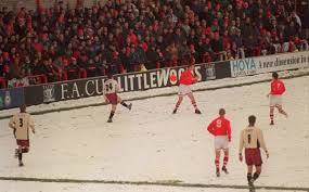 Wrexham at home to West Ham ( of the Premier League) in 1997. We battled it out in the snow to earn a replay away. Huge revenue boost and we won the replay ! Incredible memories...... This can not be allowed to happen. The magic of the FA Cup is paramount #FACupReplays