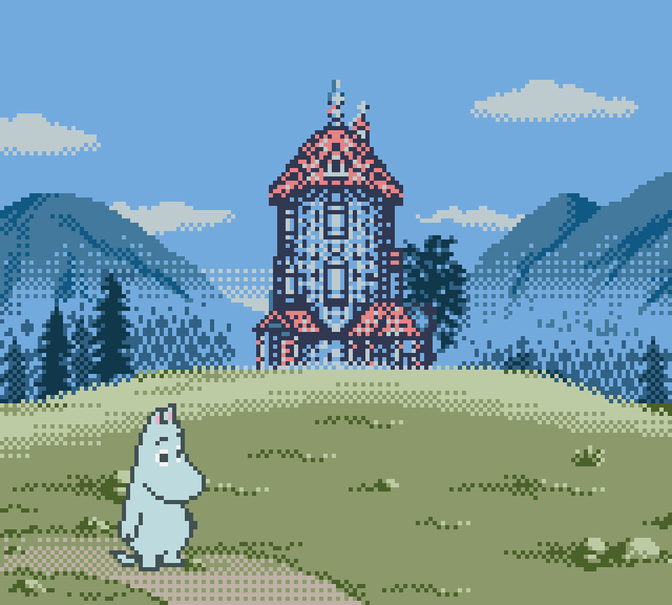 gamevecanti's tweet photo. (Moomin no Daibouken, GBC) 
[ムーミンの大冒険] https://t.co/2ml9dfzvIe