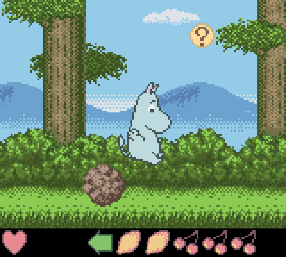 gamevecanti's tweet photo. (Moomin no Daibouken, GBC) 
[ムーミンの大冒険] https://t.co/2ml9dfzvIe